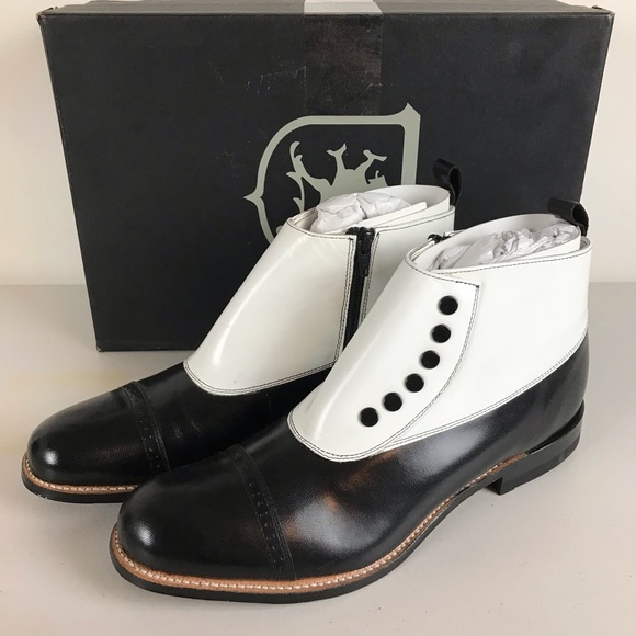 Stacy Adams Other - Stacy Adams Madison Mens 8.5 Side Zip Spat Boots